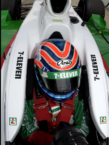 Tony Kanaan usando capacete Arai — IndyCar — Andretti / 7-Eleven
